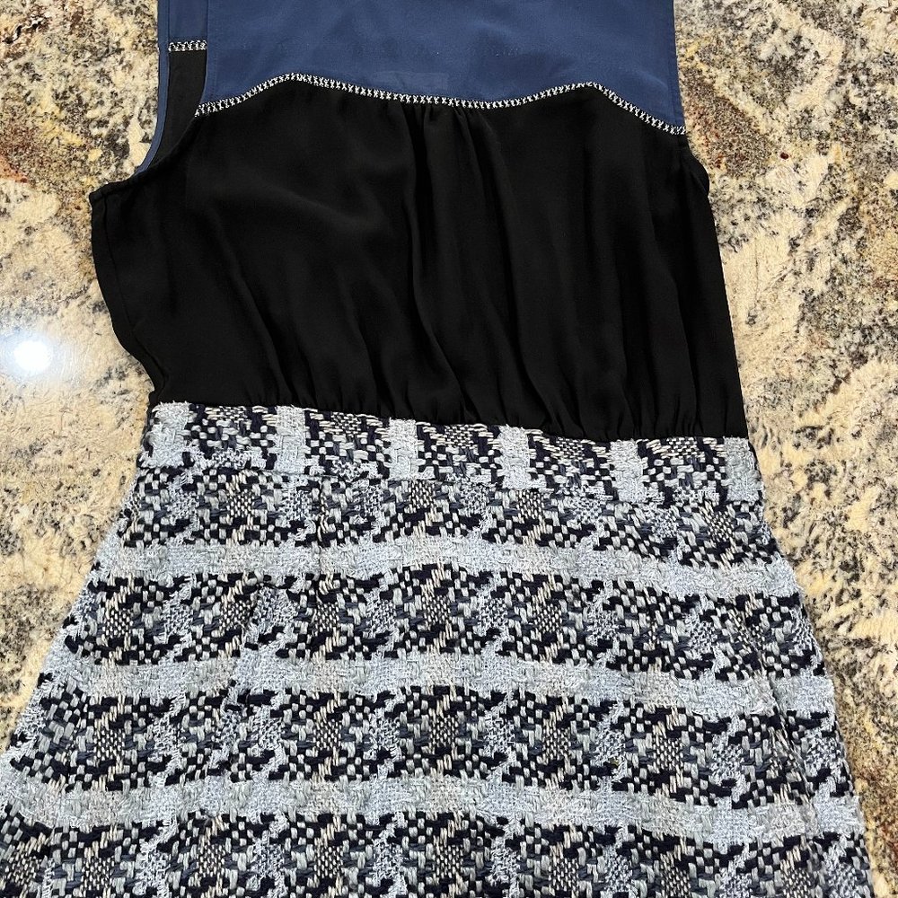 Blue and Grey Dress with sequins
